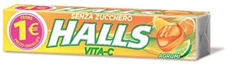 HALLS STICK G32 VITA C AGRUMI S/ZUC