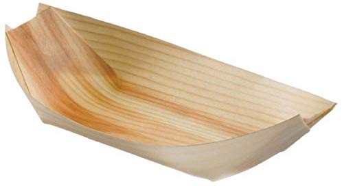 IRPot - 50 PZ. PIROGA IN LEGNO 17,6 X 8,5 X 2CM S0043.S