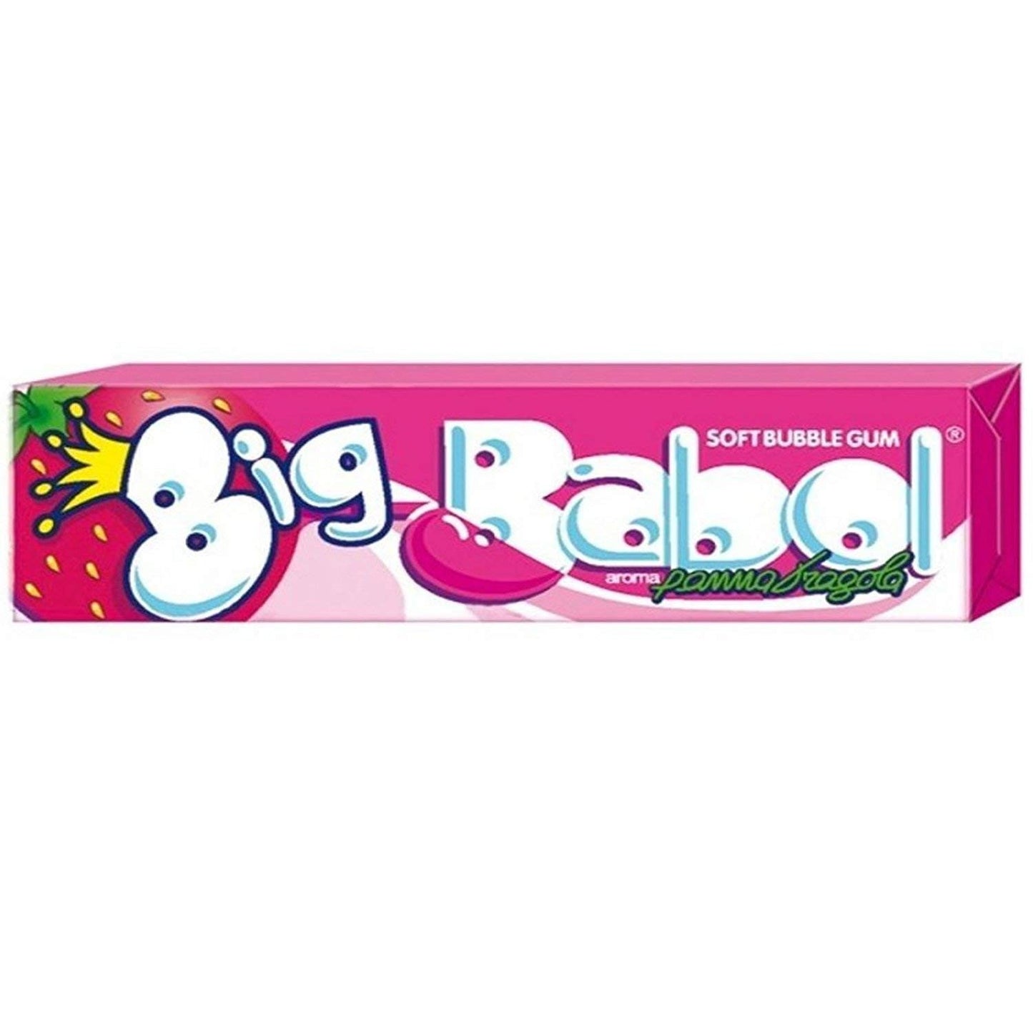BIG BABOL PANNA E FRAGOLA 24 PEZZI CHEWIN GUM