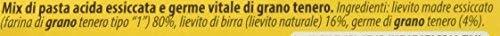 la Prova del Cuoco - Lievito Naturale da Pasta Madre, al Germe Vitale di Grano, Pacco da 3X25 g, totale: 75 g