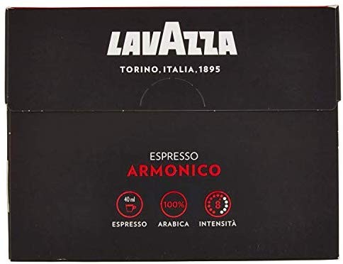 Lavazza Confezione 100 Capsule Espresso Armonico Compatibili Nespresso