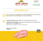 almo nature HFC Natural - Alimento Umido per Gatti Adulti. Filetto di Pollo (24 lattine da 70g)