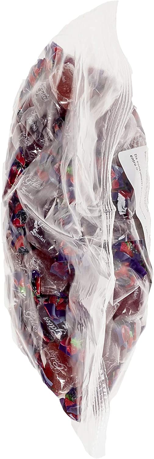 Sperlari - Caramelle Gran Gelees Assortite Ai Frutti Rossi All’Intenso Sapore Di Frutta: Ciliegia, Mora, Lampone E Fragolina Di Bosco, Sacchetto Di 1 Kg