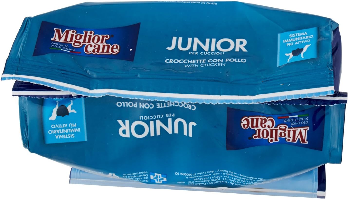 MigliorCane Junior crocchette pollo, 1500 Grammi