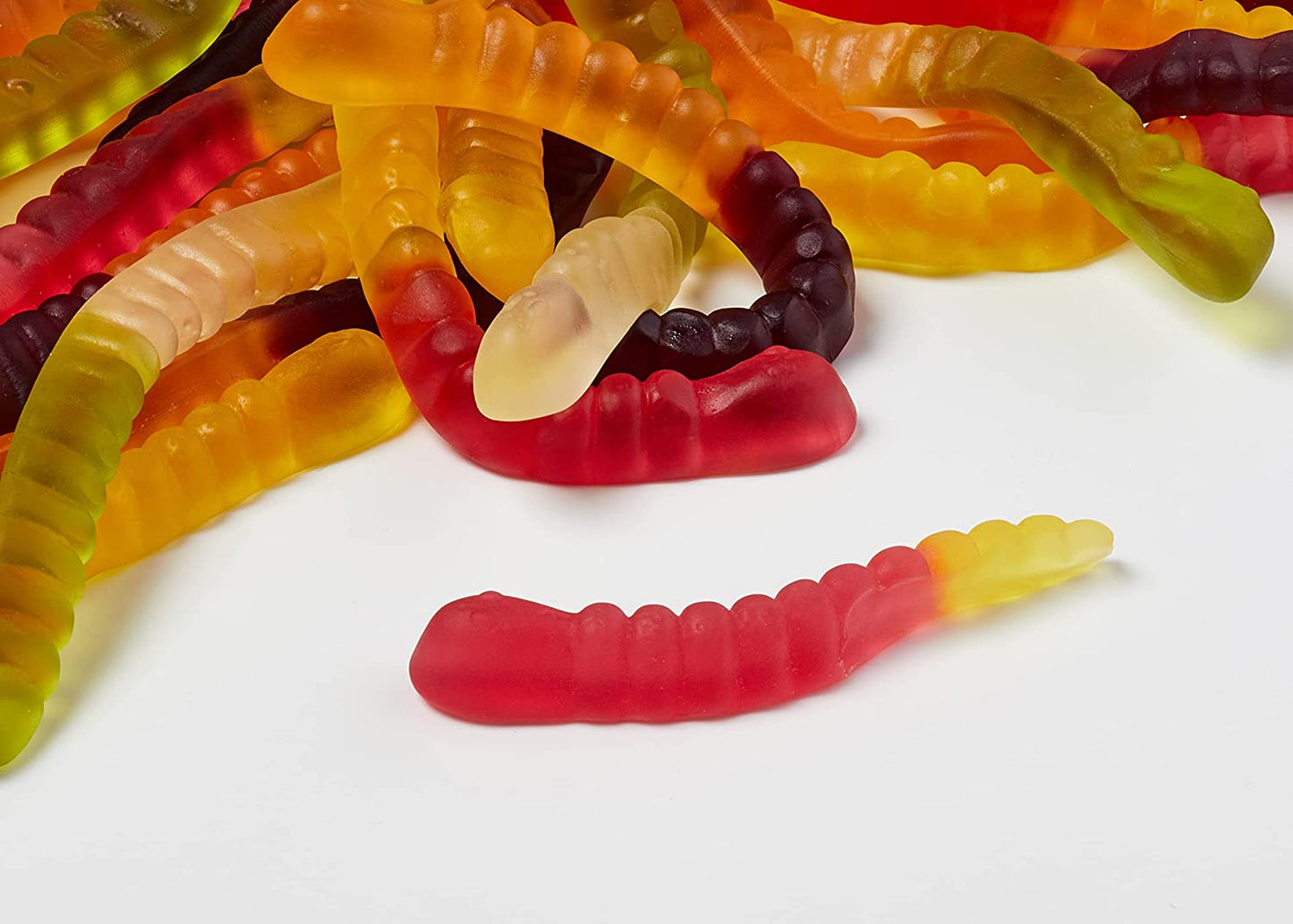 Haribo Bruchi Caramelle Gommose Alla Frutta, Caramelle A Forma Di Bruco Gusto, Senza Coloranti Artificiali, Ideali Per Grandi E Piccoli, Frutta Mista, 175 Grammo