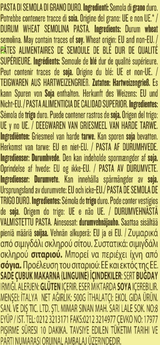 Rummo - Linguine n.13 Trafilate al Bronzo - 24 Confezioni da 500 g