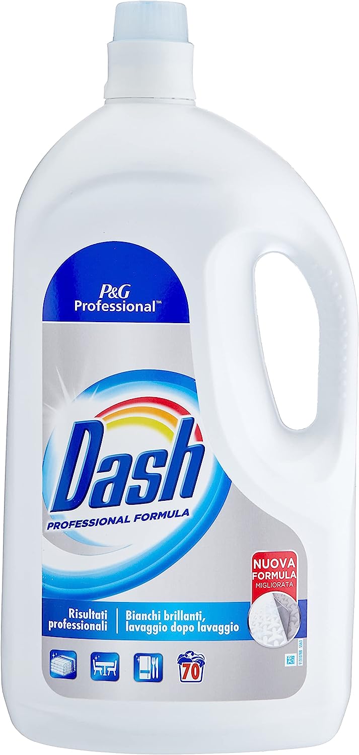 DASH Professionale Detersivo Liquido, Neutro, 3,85 L – Raspada