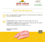 almo nature HFC Natural - Alimento Umido per Gatti Adulti. Filetto di Pollo (24 lattine da 70g)