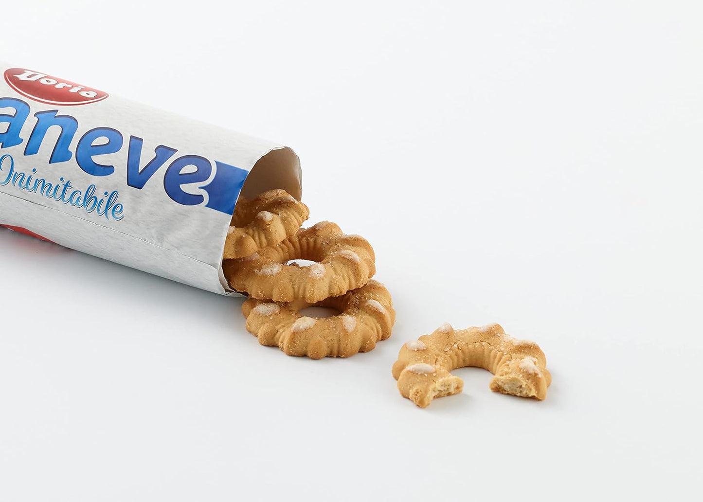 Doria - Bucaneve Classico - Biscotti Ideali per la tua Colazione o Spuntino - Confezione Tubo da 200 gr