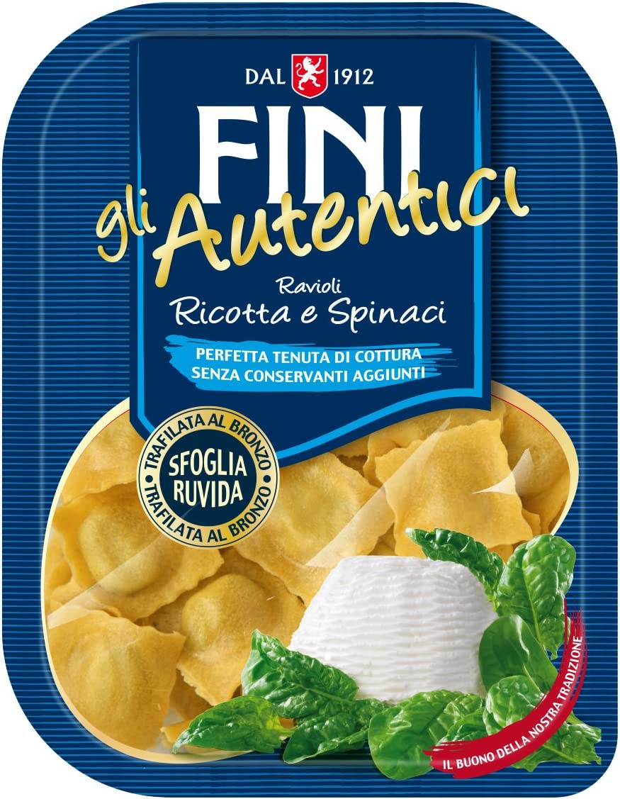 Fini Ravioli Ricotta e Spinaci Gli Autentici - 250 grams