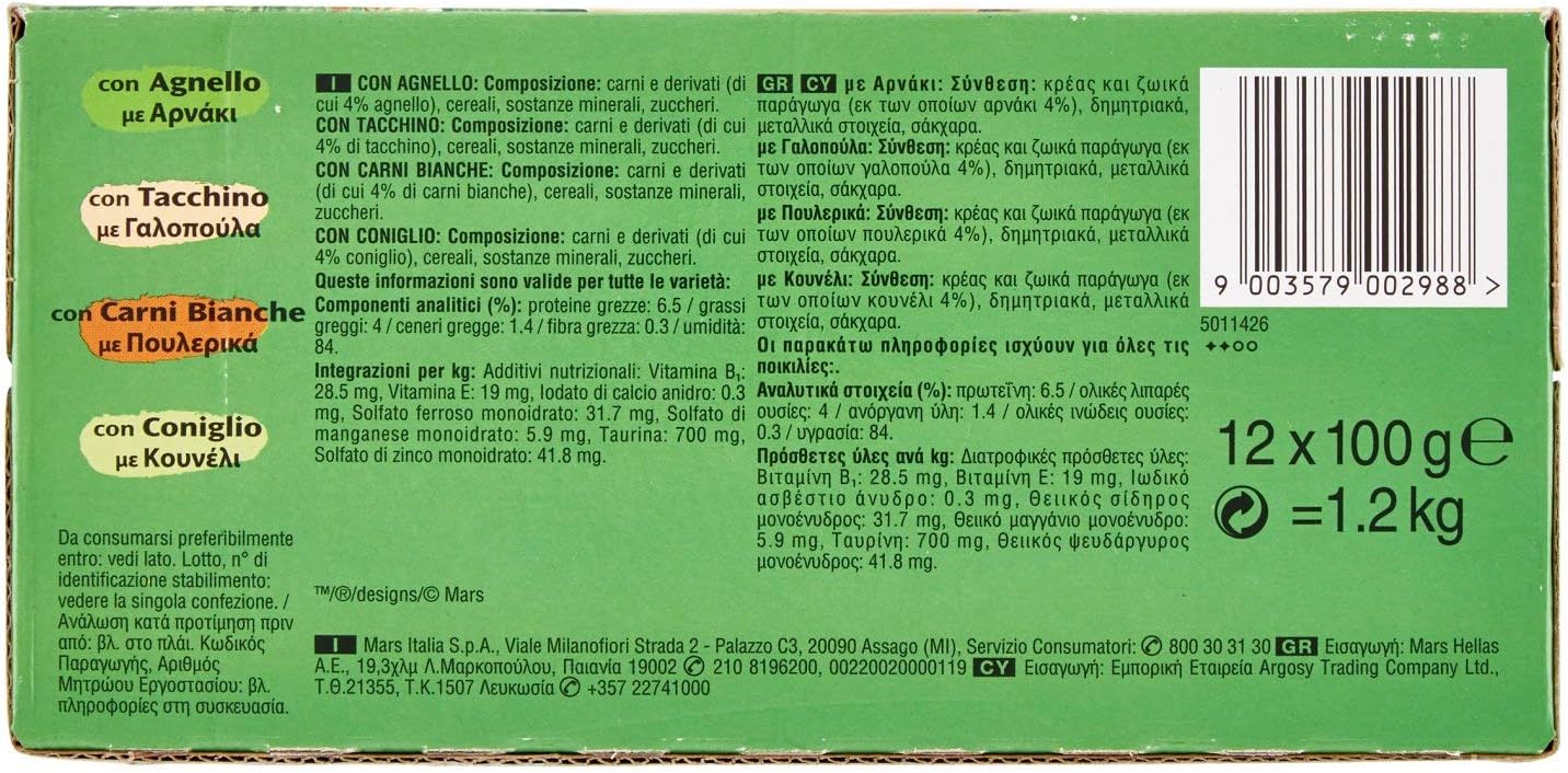 Kitekat Il Cacciatore in Salsa Cibo Umido per Gatti, 12 x 100g