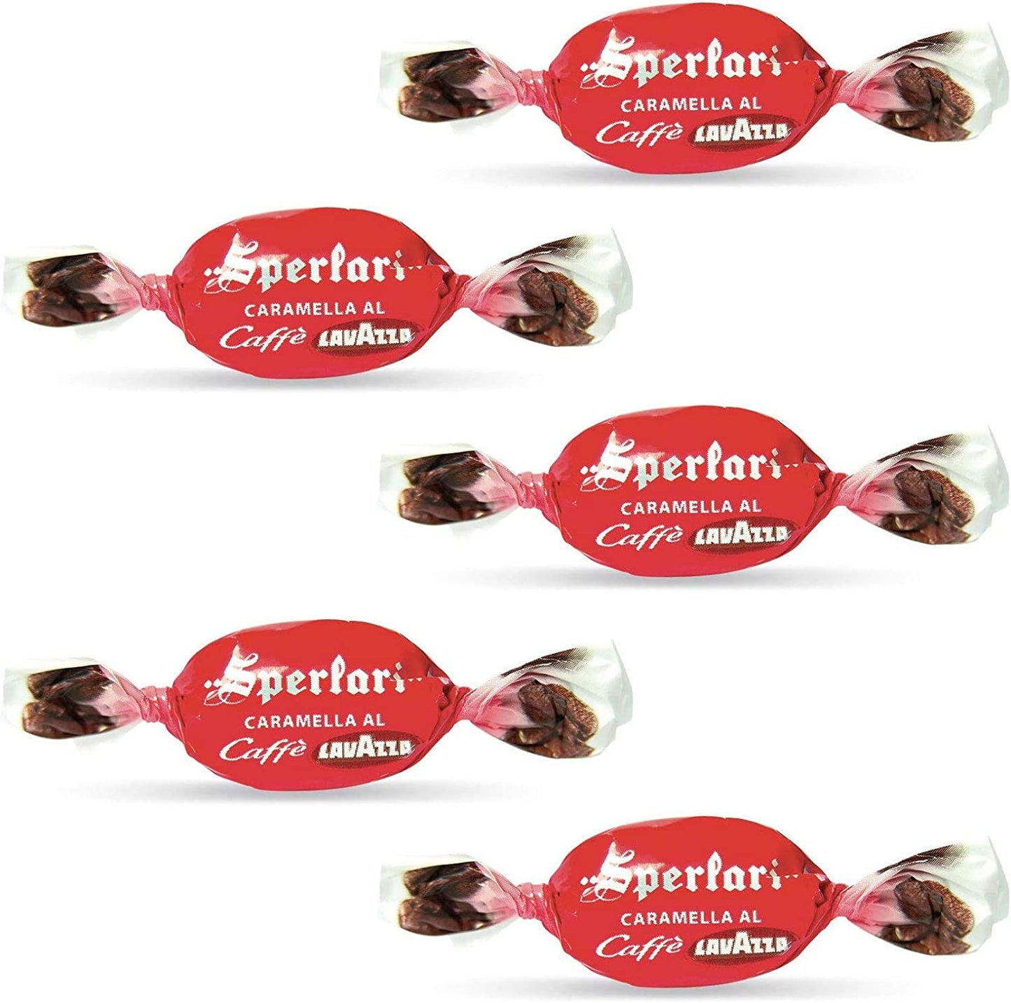 1 KG CARAMELLE SPERLARI CAFFE' LAVAZZA ZUCCHERO RIPIENO GOLOSO POLVERE CAFFE'