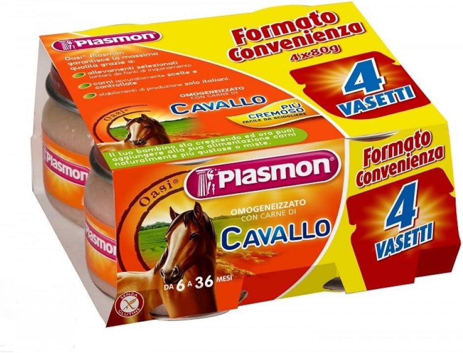 plasmon omogeneizzato cavallo 4x80