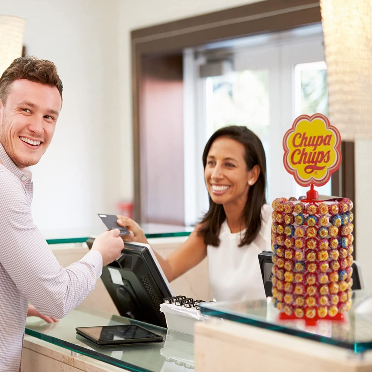 Chupa Chups Ruota Lecca Lecca, Lollipop Gusti Assortiti, Ottima da Condividere, Idea Regalo Natale, 200 Lollipop Monopezzo