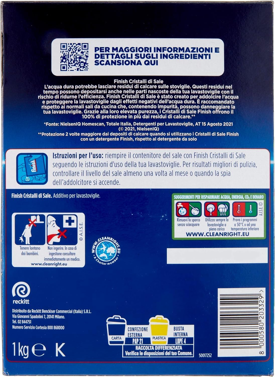 Finish Cristalli di Sale, 1 kg