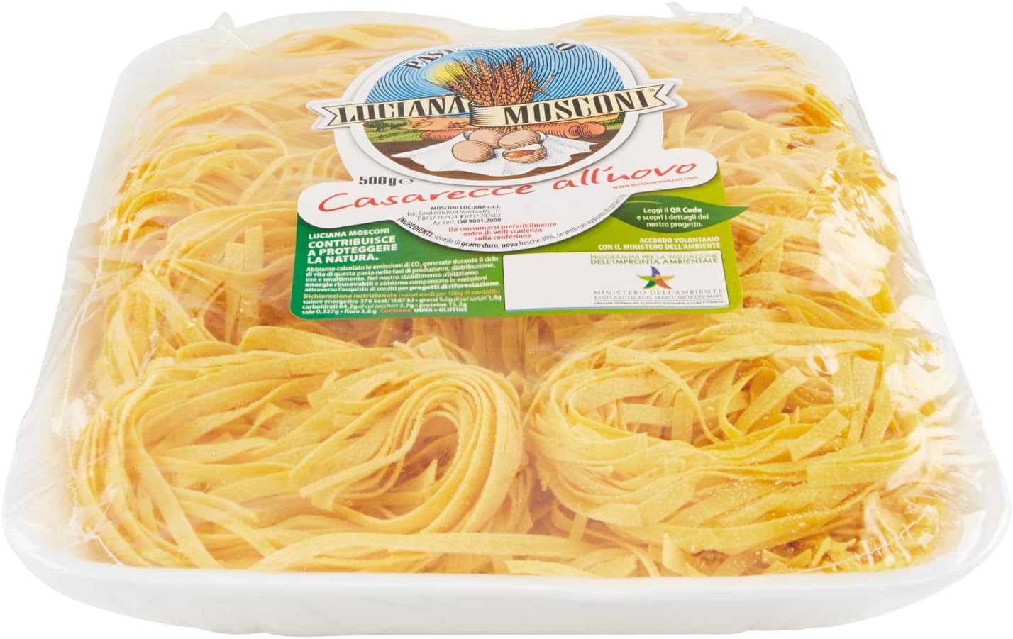 Luciana Mosconi, Tagliatelline Caserecce pasta all'uovo 500 g