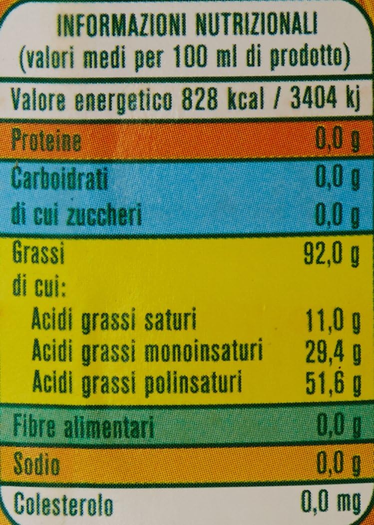 Desantis Olio di Semi di Girasole, 1 Litro