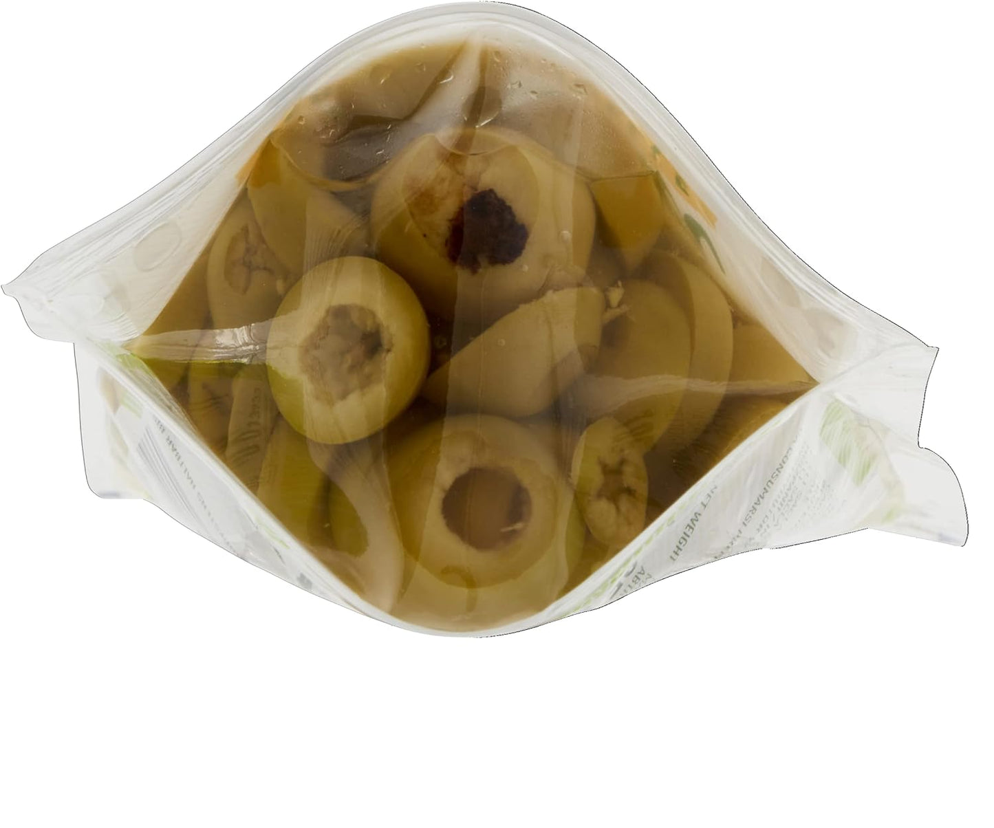 Saclà, OlivOlì, Olive Verdi a Rondelle, Ideali per Insalate e per Arricchire i Tuoi Piatti, Busta, 185g (85g sgocciolato)