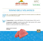 Almo Nature HFC Natural - Alimento umido per gatti adulti. Tonno dell'Atlantico (24 lattine da 70g)