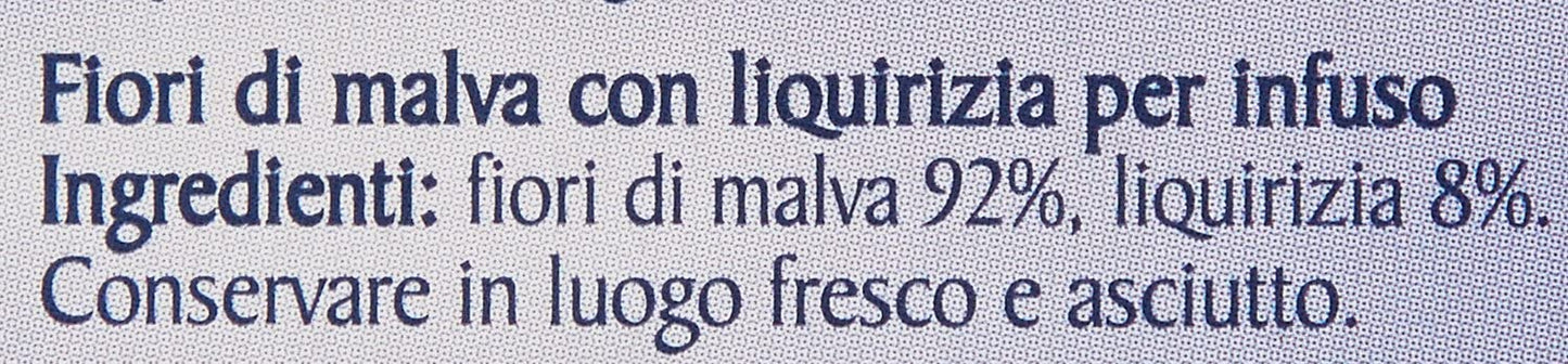 Pompadour, Infuso Fiori di Malva, 60 Filtri (3 Confezioni da 20 Filtri), Idratante, Lenitivo, Emolliente, 100% Naturale, Senza Lattosio, Glutine e Allergeni, Vegan