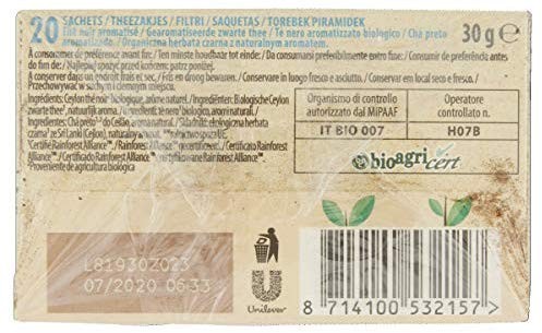 Lipton Pyramid Bio Citrus Earl Grey 20 Filtri - 34 gr