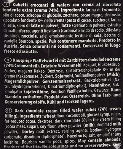 Loacker Wafer 125Gr Quadratini Dark Cioccolato