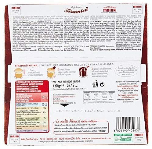 Maina Golosone Panettone Tiramisu' Gr.850
