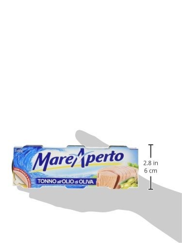 MareAperto - Prima Scelta, Tonno all'Olio di Oliva, 3 x 80 g