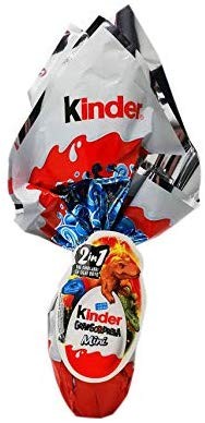 Mini uovo di pasqua GRANSORPRESA KINDER OVOSAURO, 2 dinosauri ogni uovo 41 gr
