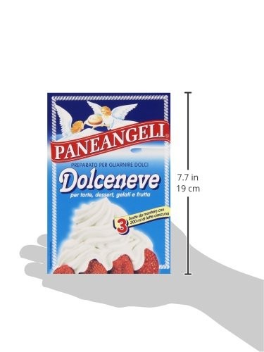 Paneangeli - Dolceneve Preparato per Guarnire Dolci, 3 Buste - 300 g