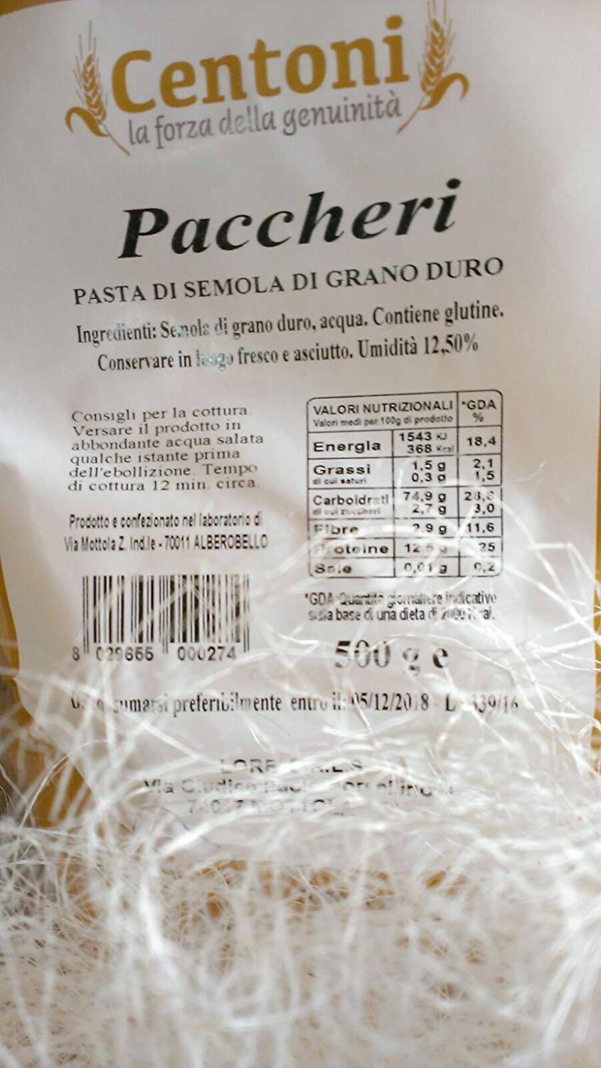 Paccheri di Alberobello