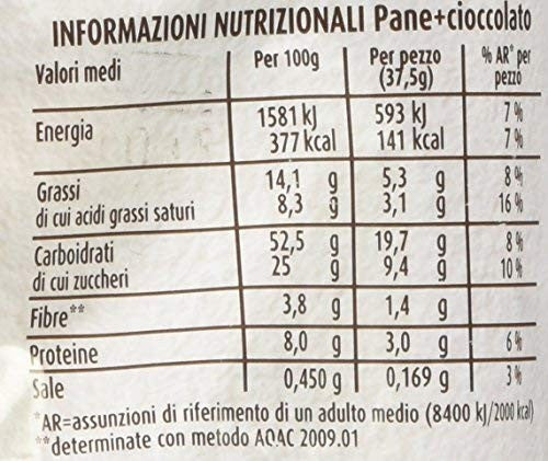 Mulino Bianco Merendine Pane + Cioccolato al Latte, Snack Dolce per la Merenda - 300 g