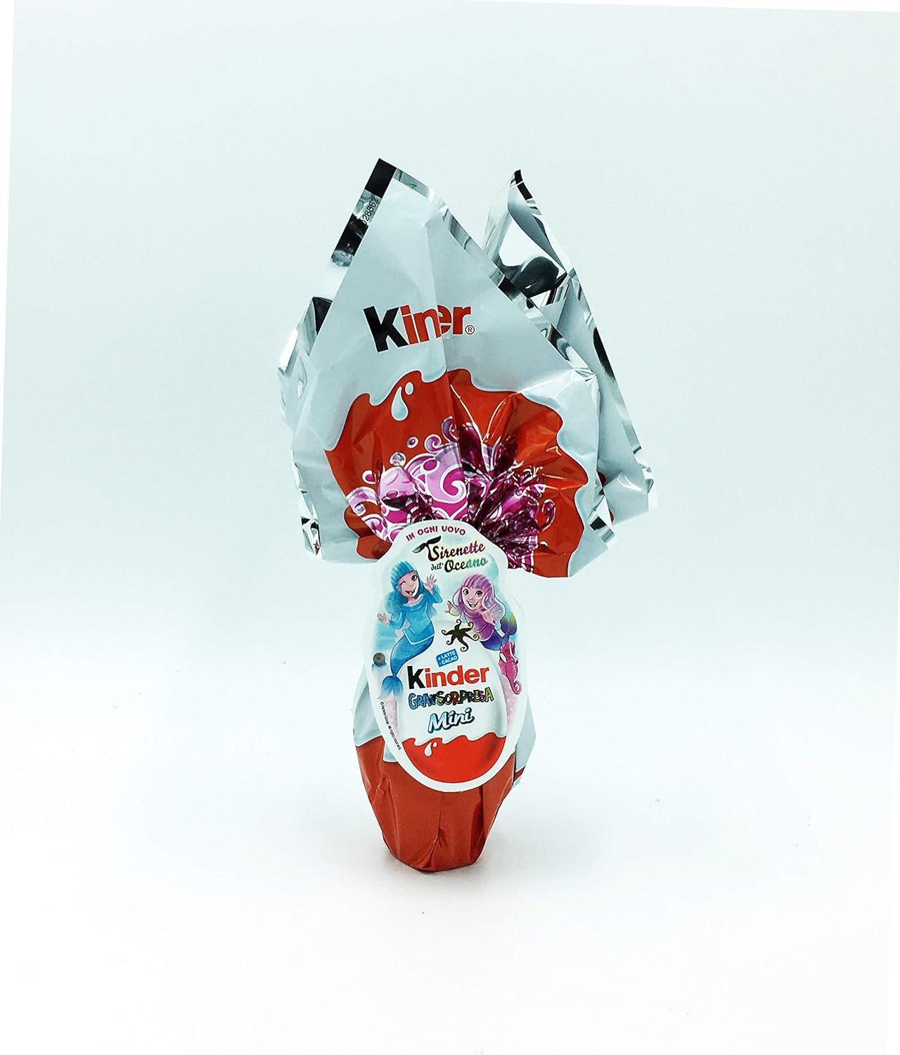 Kinder GranSorpresa Esploratori Galattici e Sirenette dell' Oceano Confezione di Cioccolatini a Forma Uovo - 41 g