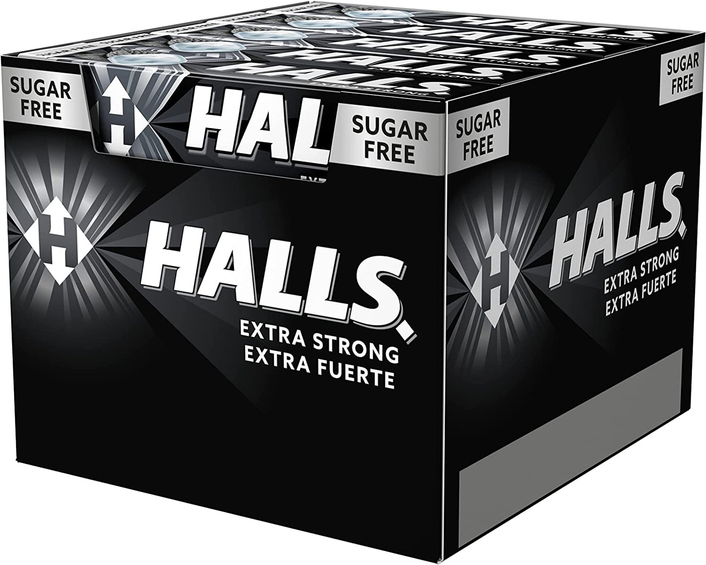Halls Caramelle alla menta Extrastrong senza Zucchero - confezione 20x32g