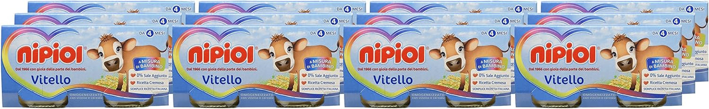 Nipiol Omogeneizzato Vitello 24x80g