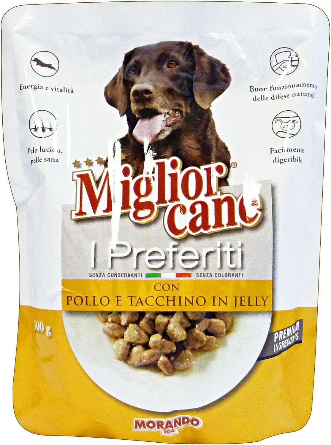 MIGLIOR CANE Busta 300 gr. "i preferiti" umido pollo/tacchino