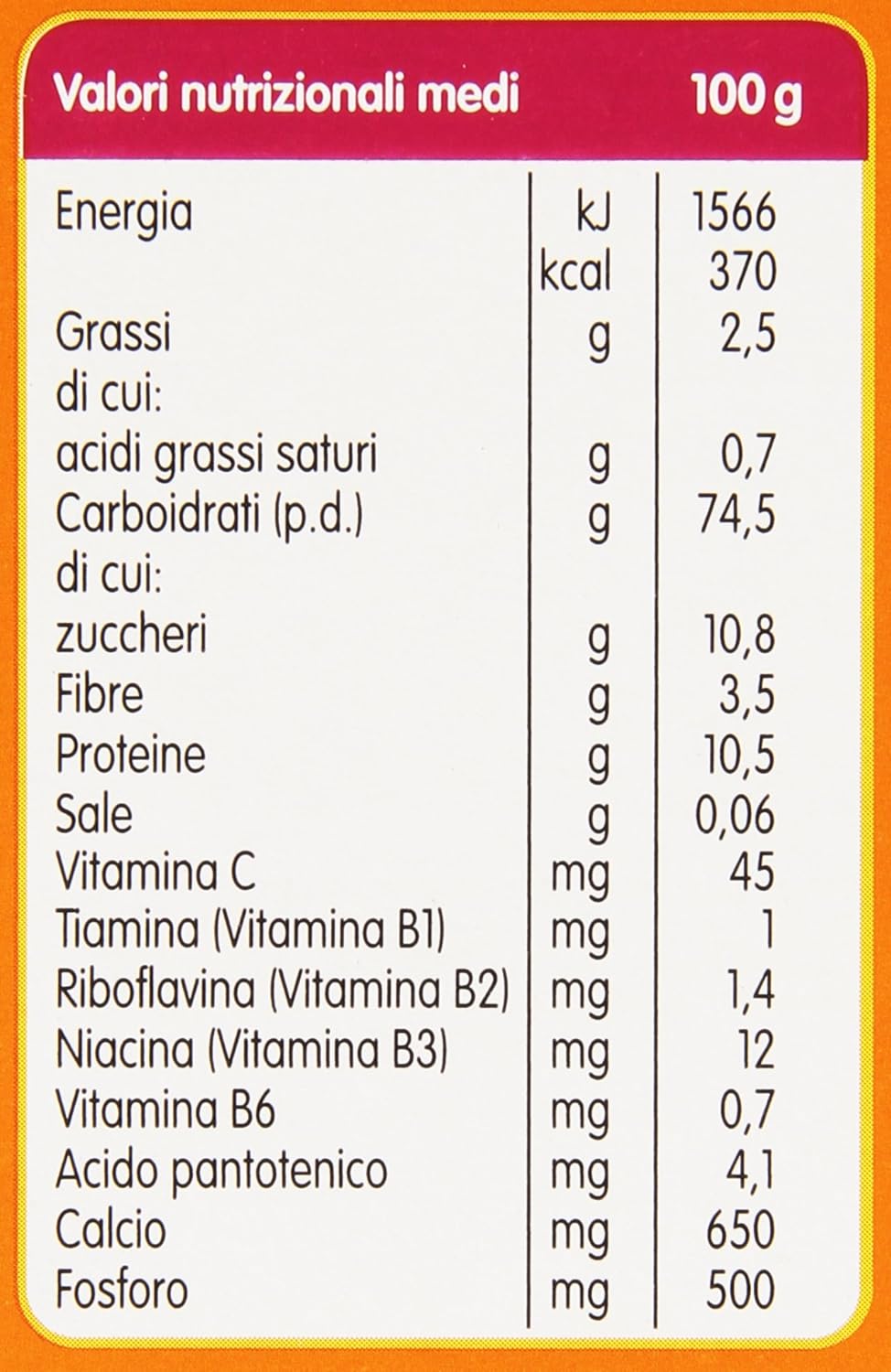 Plasmon Crema di Cereali Quattro Cereali 230g Con Ingredienti selezionati, La base ideale per la pappa