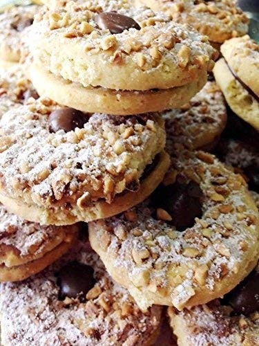 OCCHI DI BUE ARTIGIANALI – 500 gr – Antica ricetta tradizionale PASTICCERIA SECCA lavorata e incartata a mano!!!