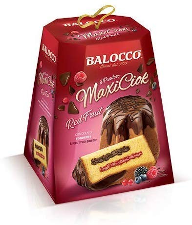 PANDORO CON FRUTTI DI BOSCO E CIOCCOLATO BALOCCO 800 GRAMMI