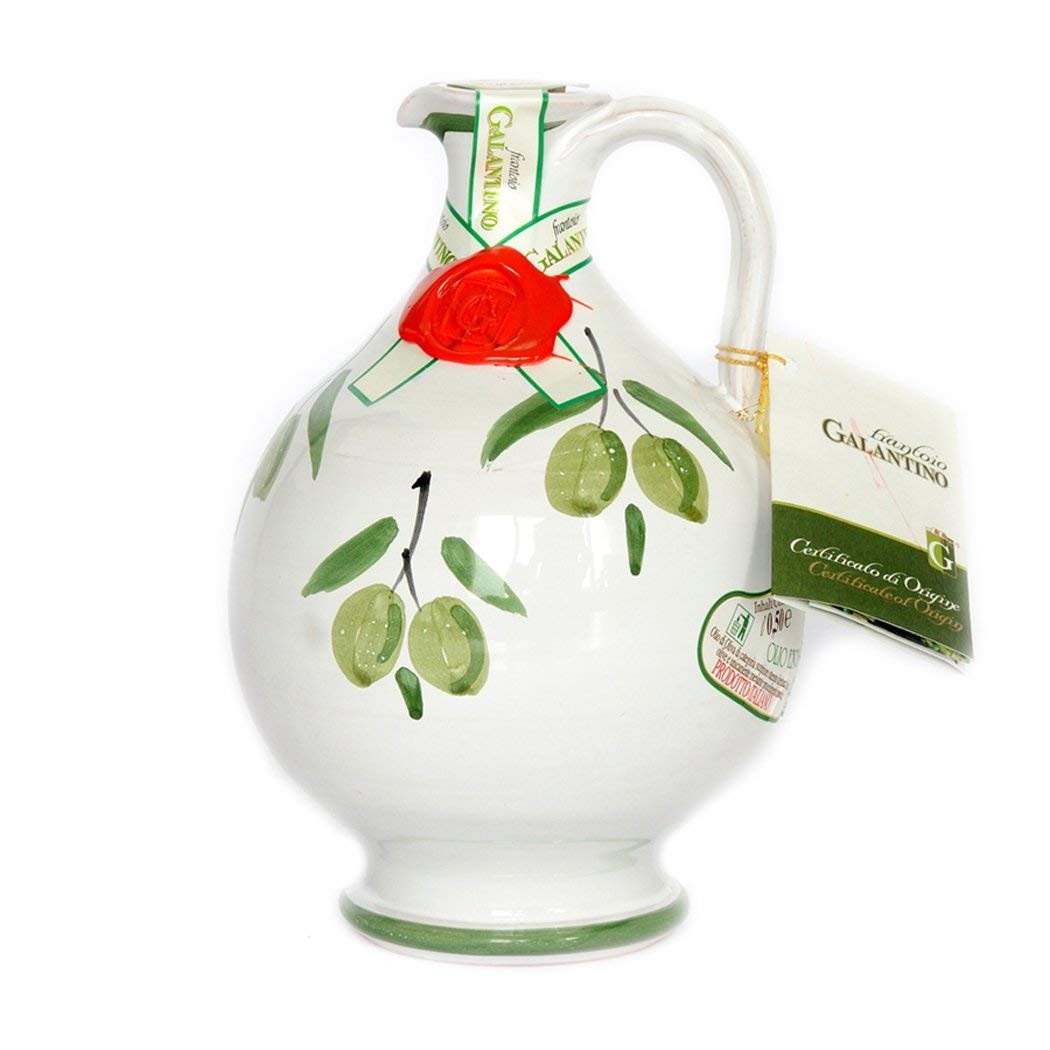 Orcio in Ceramica "Rita" con Olio Extra Vergine 500ml