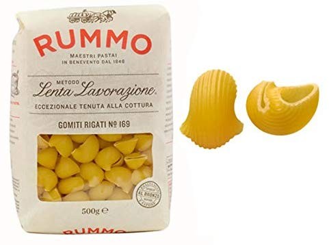 PASTA RUMMO 500 GR GOMITI RIGATI N° 169 PASTIFICIO RUMMO LENTA LAVORAZIONE OTTIMA