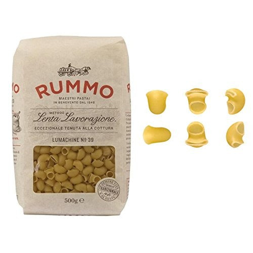 PASTA RUMMO 500 GR LUMACHINE N° 39 PASTIFICIO RUMMO LENTA LAVORAZIONE OTTIMA