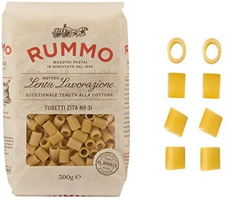 PASTA RUMMO 500 GR TUBETTI ZITA N° 31 PASTIFICIO RUMMO LENTA LAVORAZIONE OTTIMA