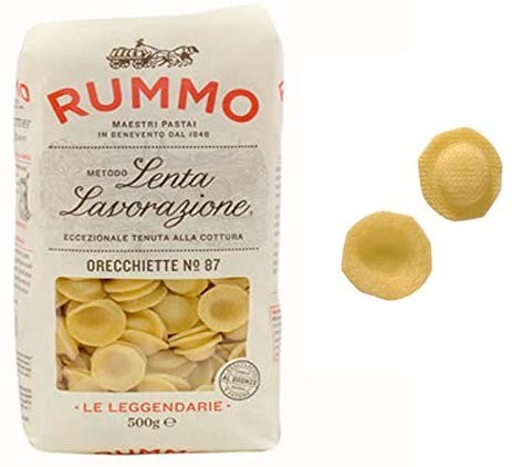 PASTA RUMMO 500 ORECCHIETTE N° 87 GR LE LEGGENDARIE PASTIFICIO RUMMO FORMATI SPECIALI
