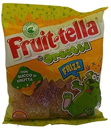 Perfetti Van Melle Fruittella Orsetti Frizzanti Caramelle Gusti Assortiti 90 g