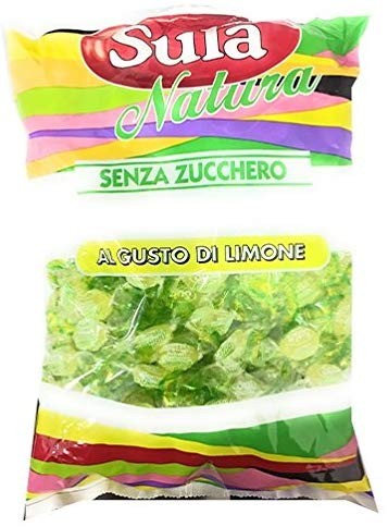 Perfetti Van Melle Sulà Natura Caramelle Gusto Limone Senza Zucchero 1000 g