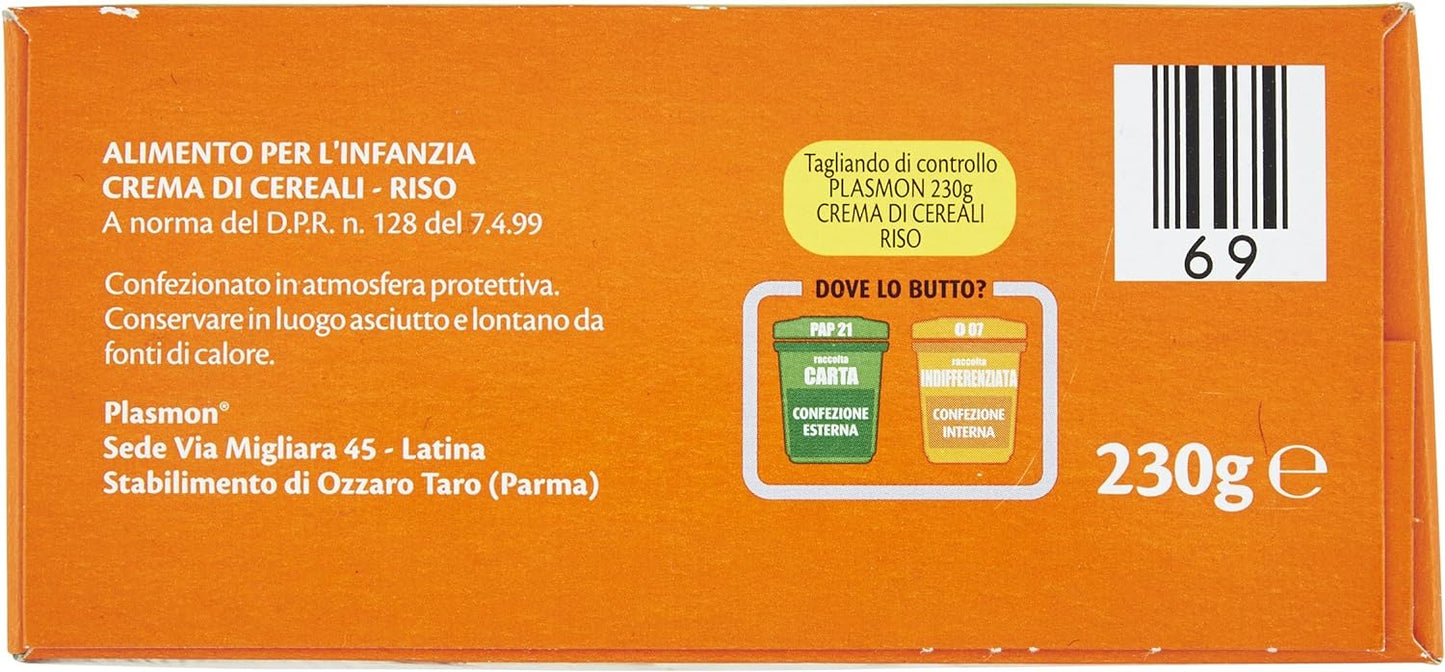 Plasmon Crema di Riso, 230g