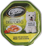 Cesar Paté con Pollo e Cuor di Verdura per Cani, 150g