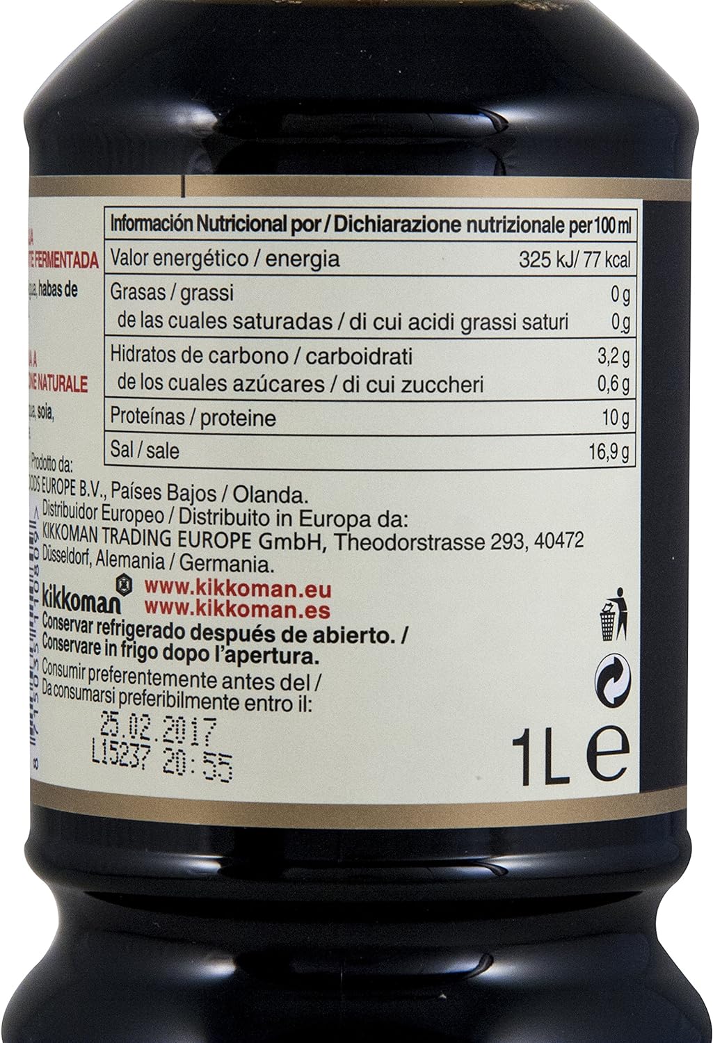 Kikkoman Salsa di Soia - 1000 ml
