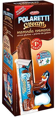 POLARETTI CREAM GUSTO DI CIOCCOLATO 5 PZ 40 ML GHIACCIOLO MERDENDA CREMOSA